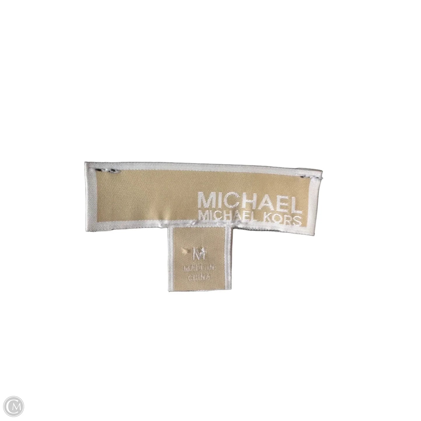 Top 3/4 Sleeve By Michael By Michael Kors In Black & White, Size: M