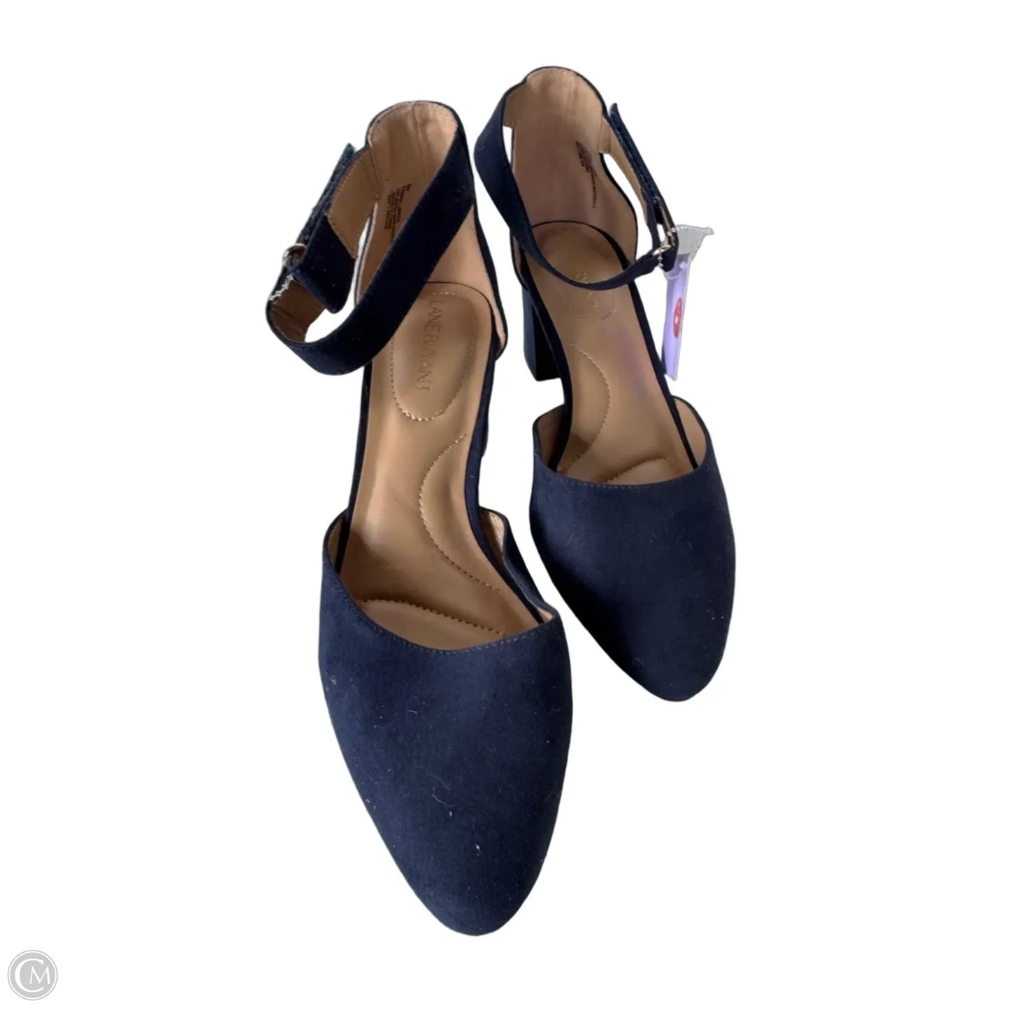 Shoes Heels Block By Lane Bryant In Blue, Size: 9
