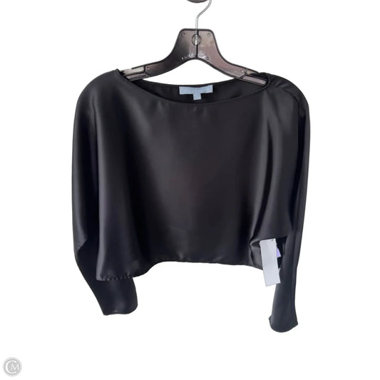 Top Long Sleeve By Antonio Melani In Black, Size: S