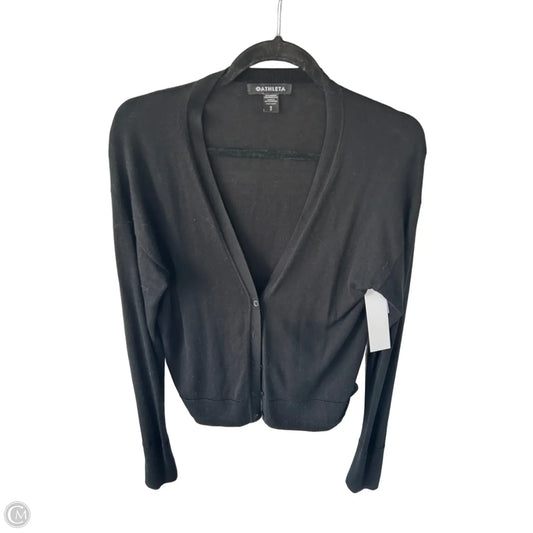 Sweater Cardigan By Athleta In Black, Size: S
