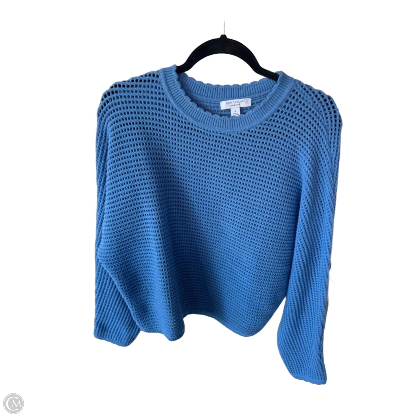 Sweater By Ann Taylor In Blue, Size: M