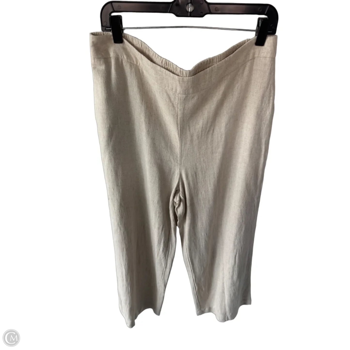 Pants Linen By Chicos In Tan, Size: 12