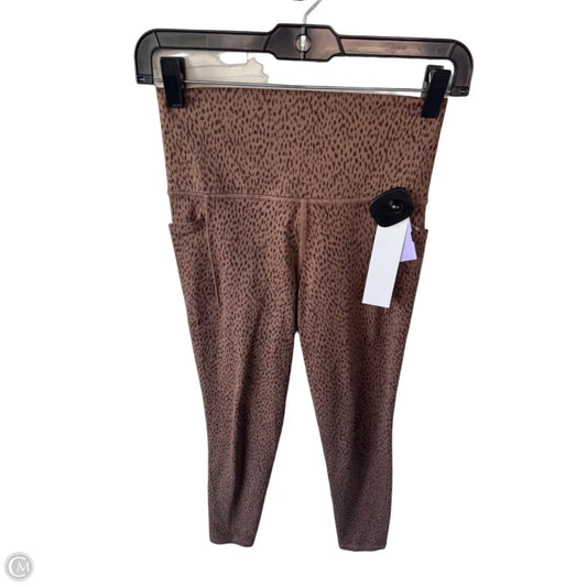 Athletic Leggings By Athleta In Brown, Size: 0