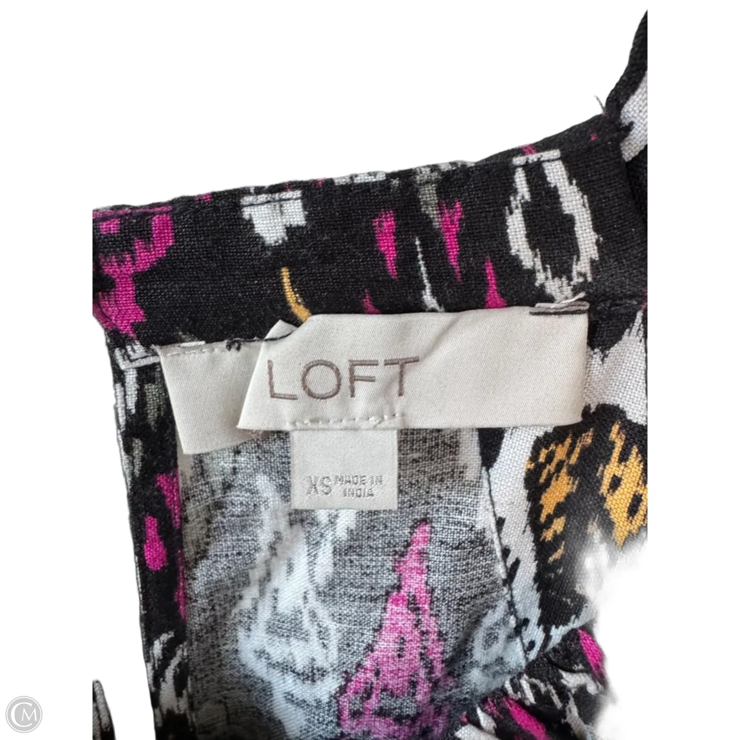 Jumpsuit By Loft In Black & White, Size: Xs