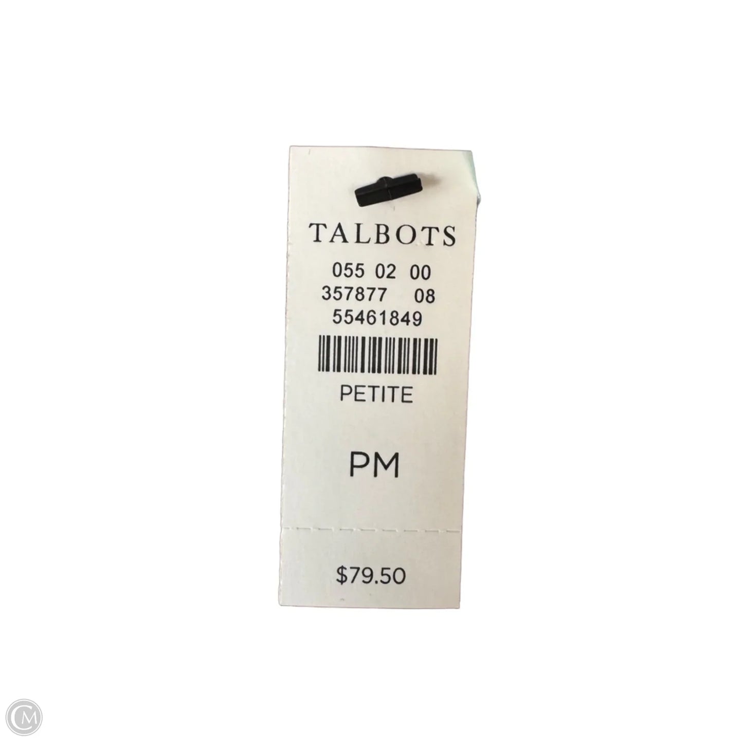 Top Short Sleeve By Talbots In Blue & Green, Size: Mp
