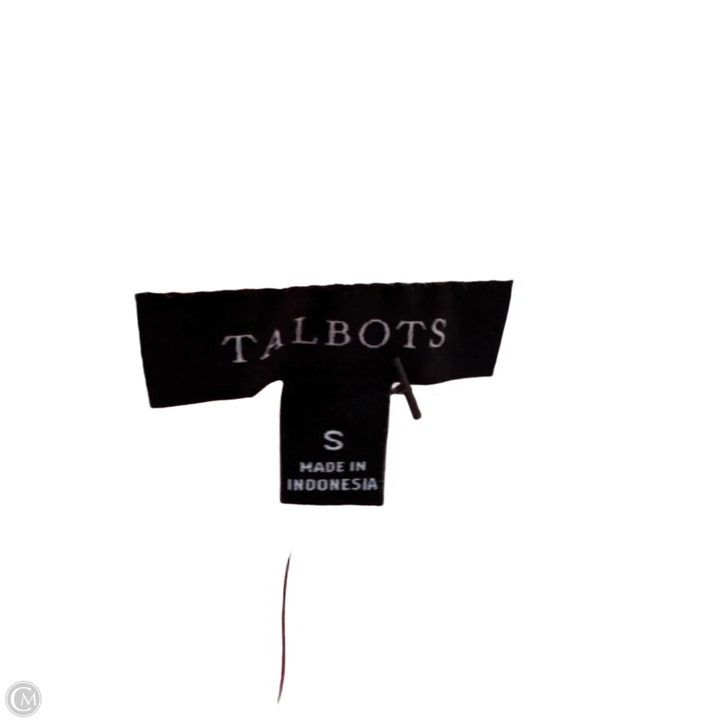 Top Sleeveless By Talbots In Pink & White, Size: S