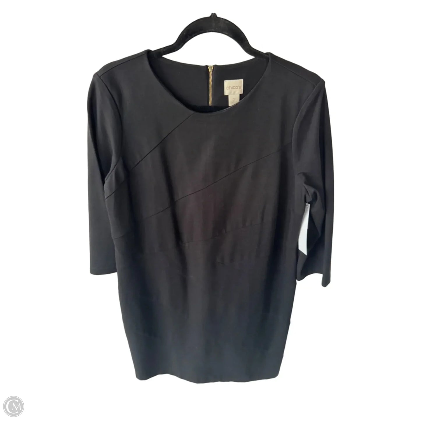 Dress Work By Chicos In Black, Size: L