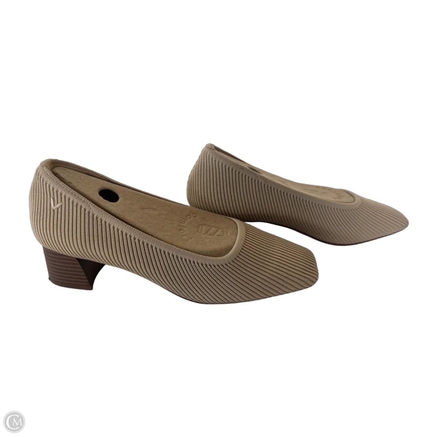 Shoes Heels Block By Vivaia In Tan, Size: 10.5