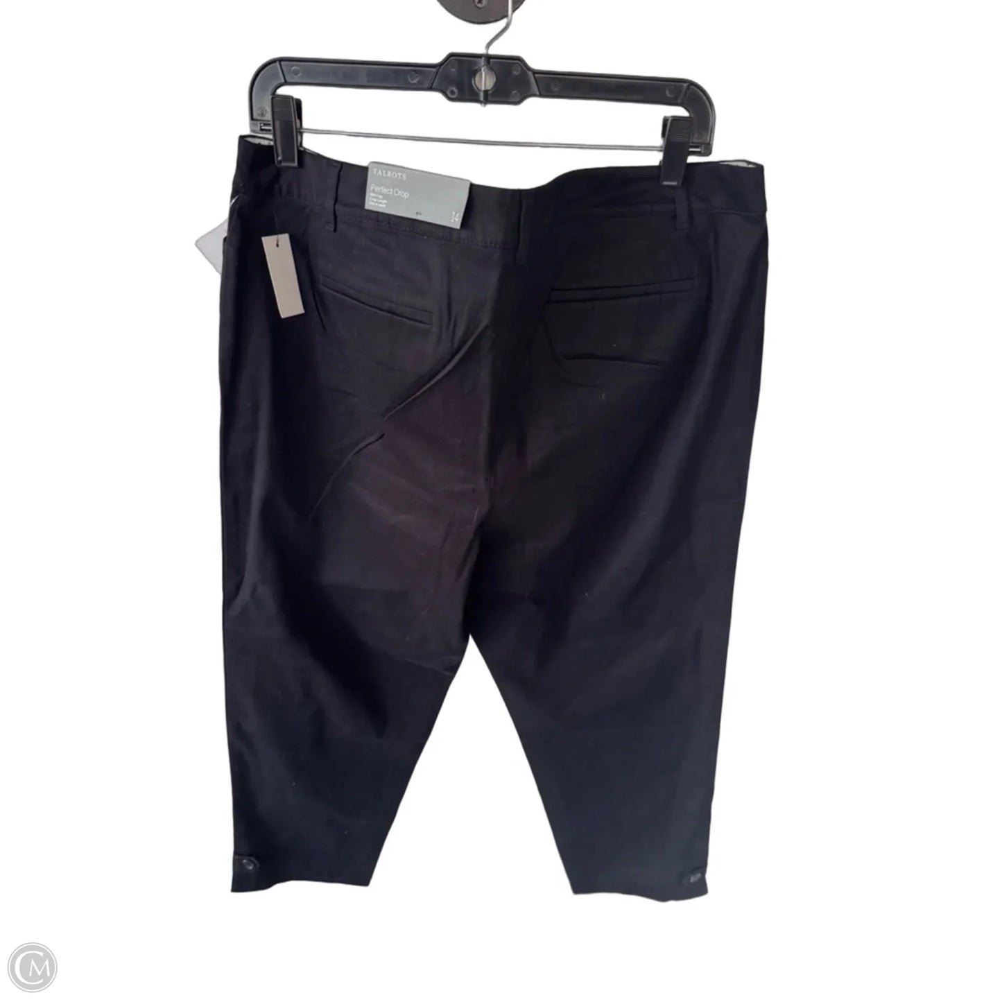 Pants Cropped By Talbots In Black, Size: 14