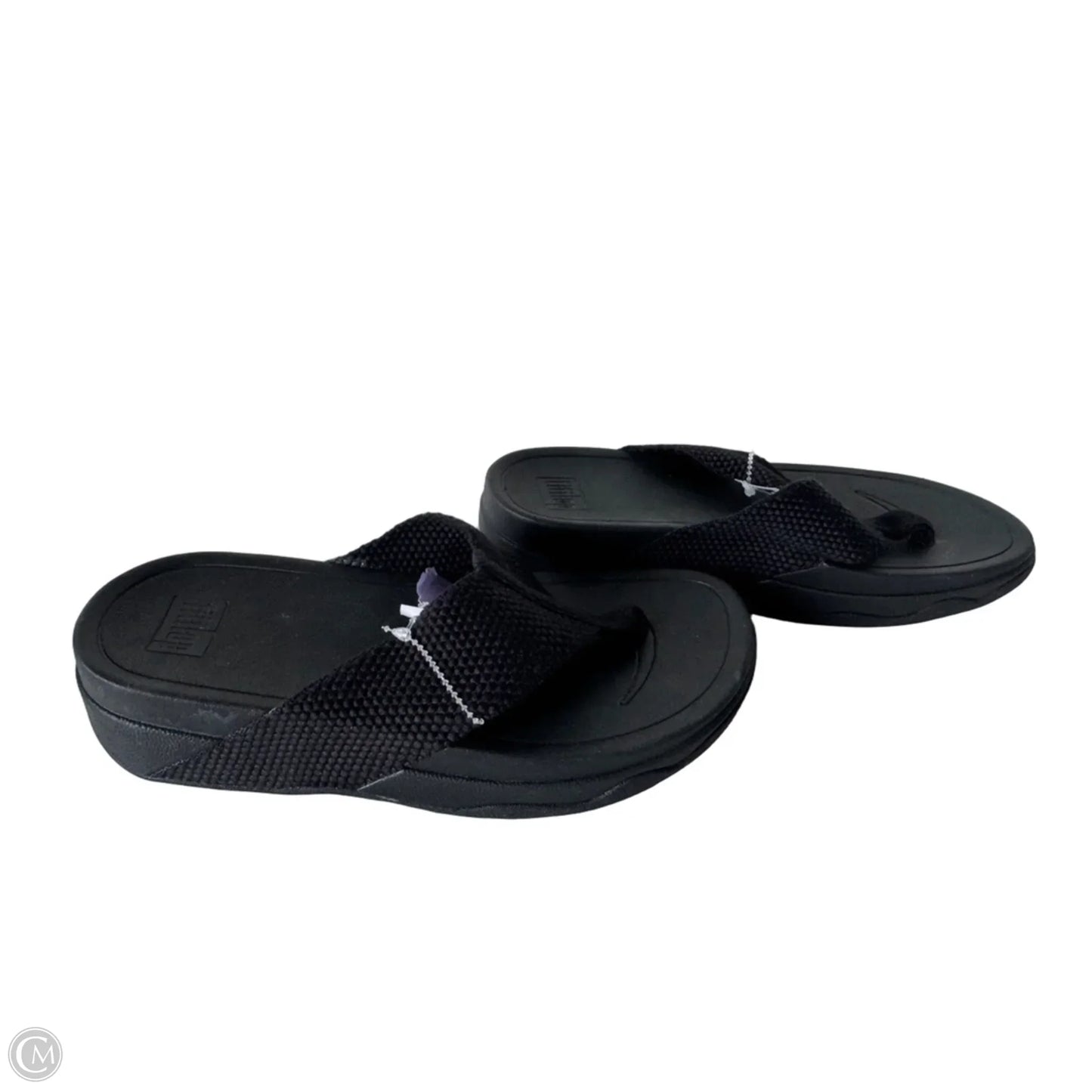 Sandals Flip Flops By Fitflop In Black, Size: 5