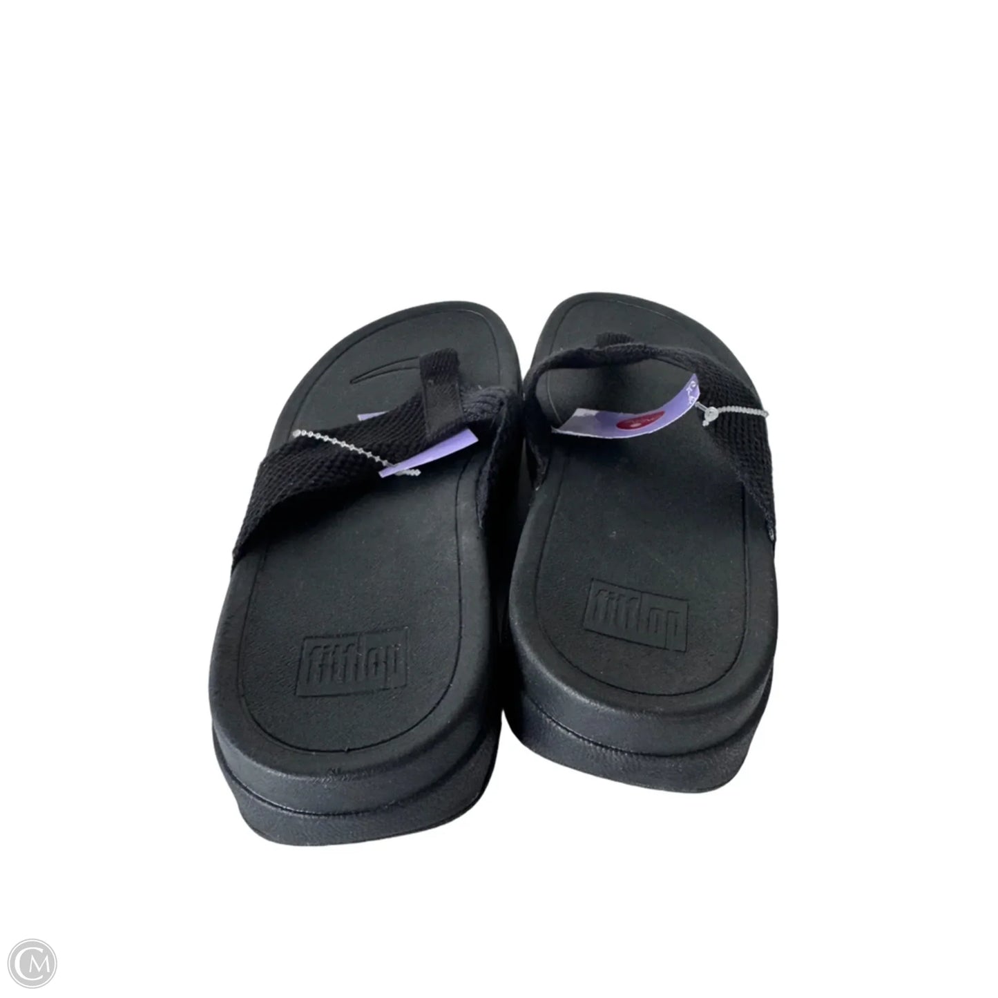Sandals Flip Flops By Fitflop In Black, Size: 5