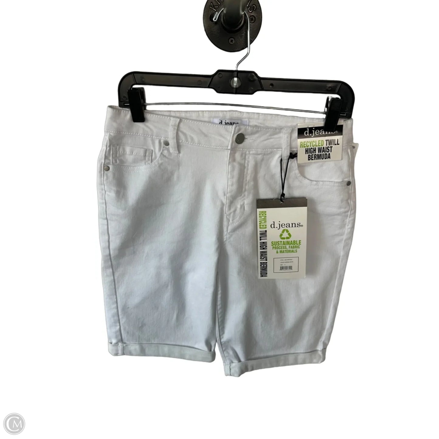 Shorts By D Jeans In White Denim, Size: 6