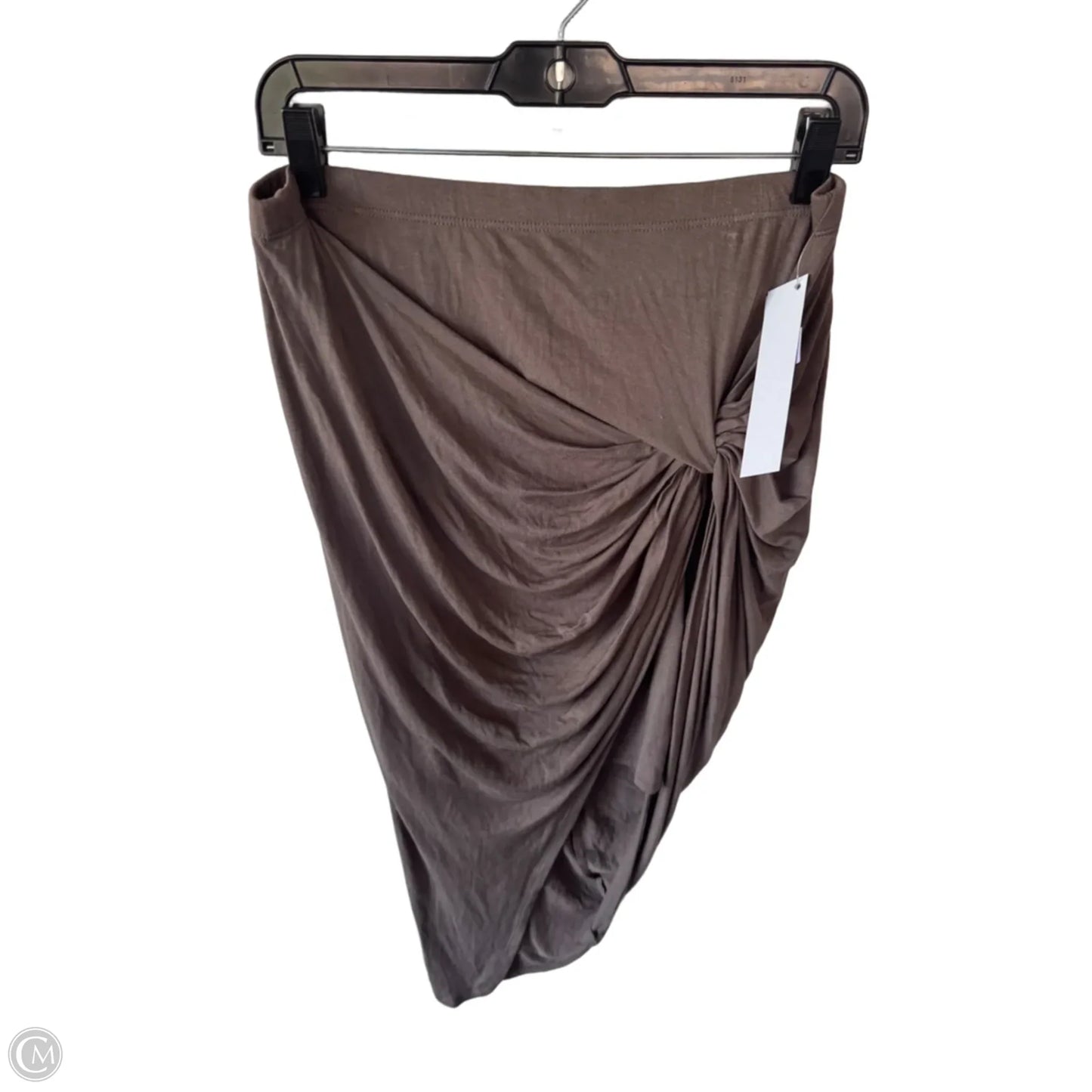 Skirt Midi By Clothes Mentor In Brown, Size: 16