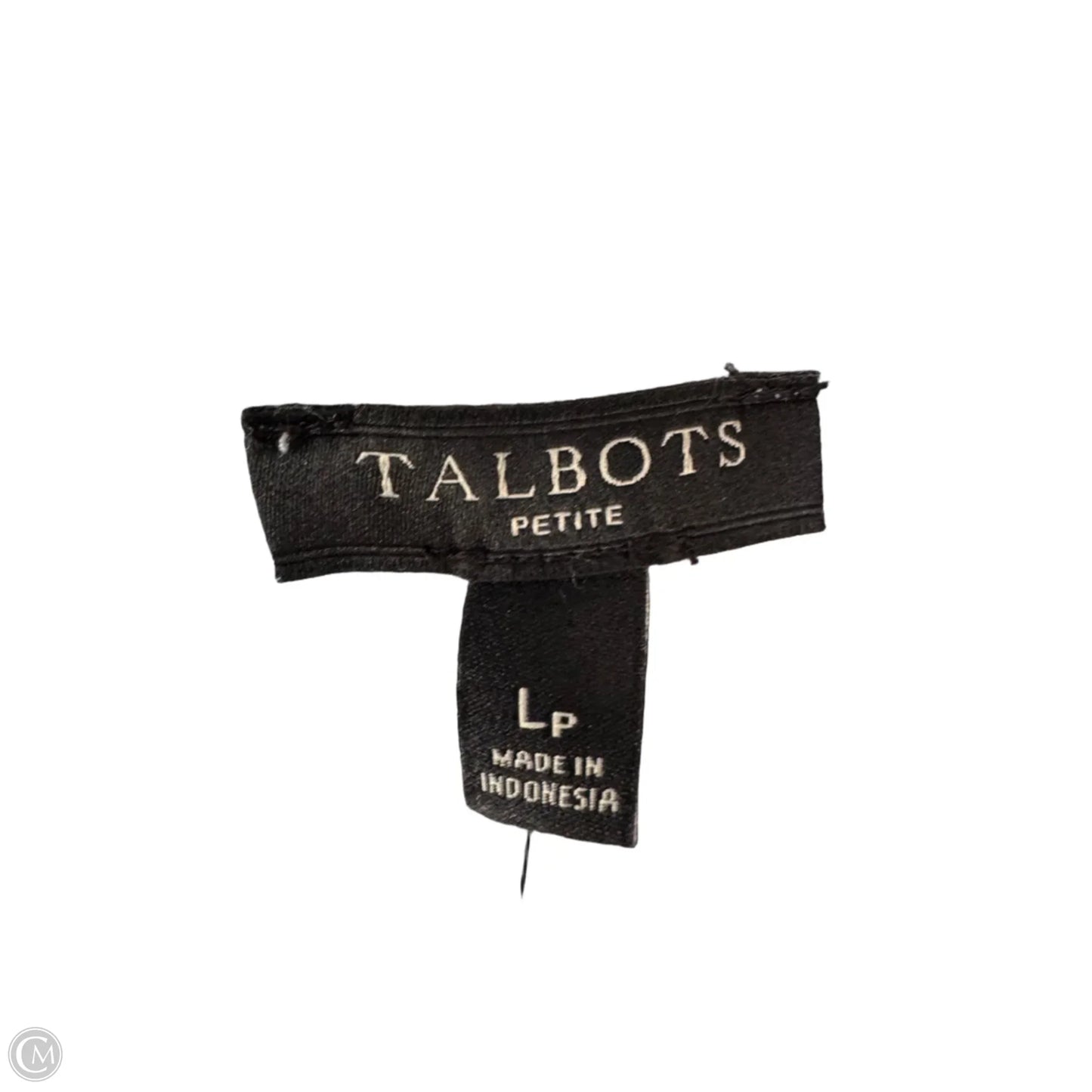 Top Long Sleeve By Talbots In Silver, Size: Lp