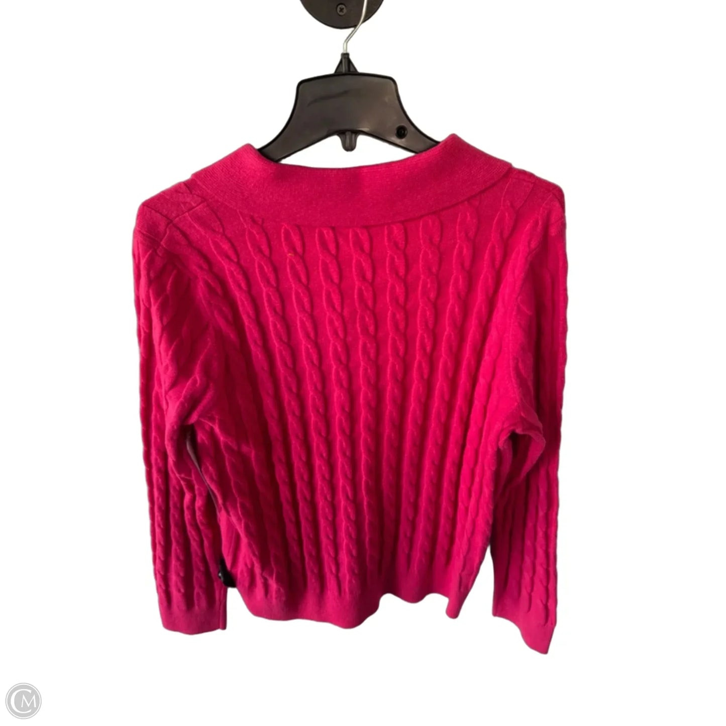 Sweater By Talbots In Pink, Size: L