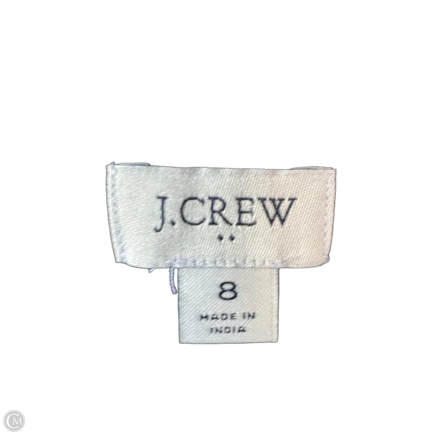 Dress Casual Midi By J. Crew In Blue & White, Size: M