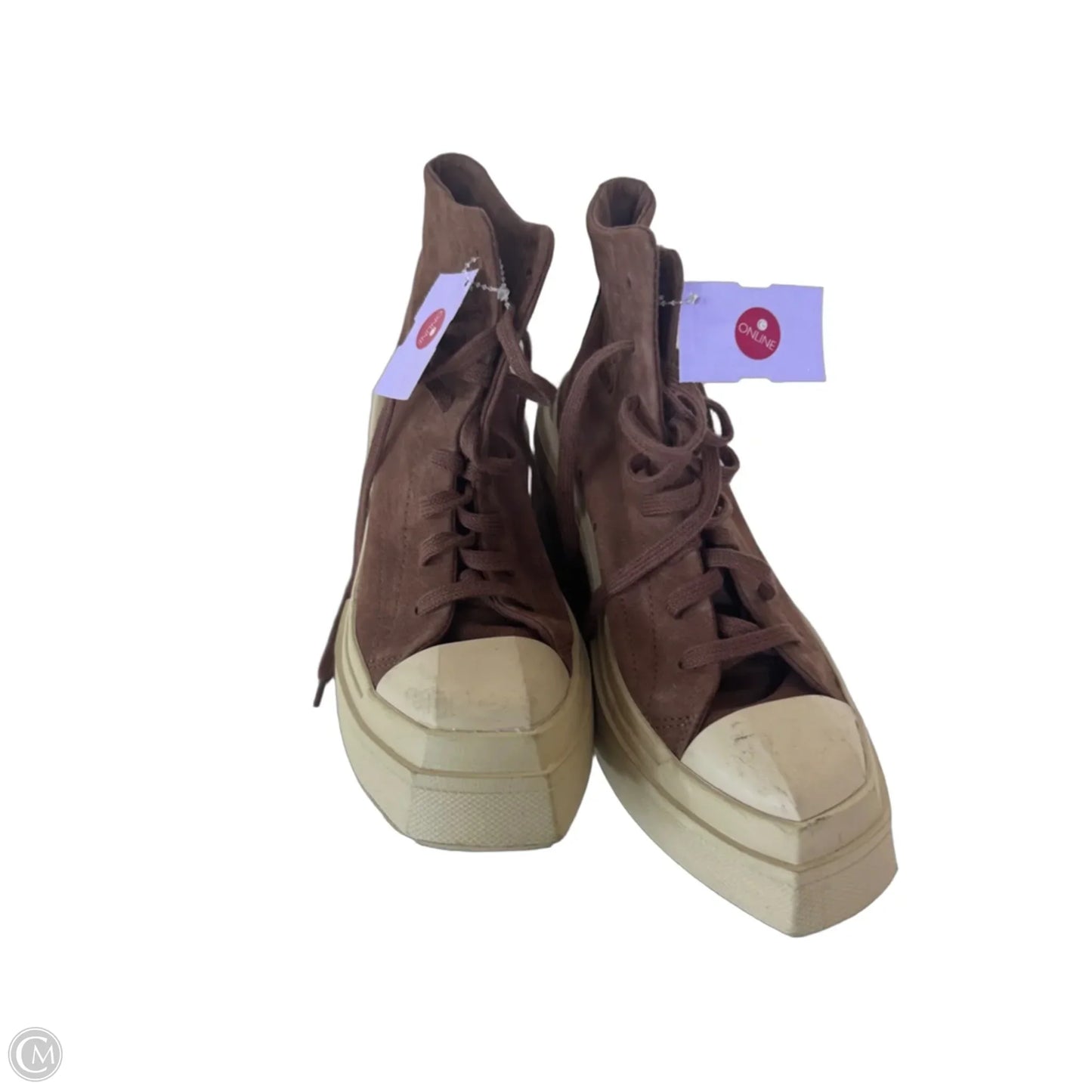Shoes Heels Wedge By Converse In Brown, Size: 6.5