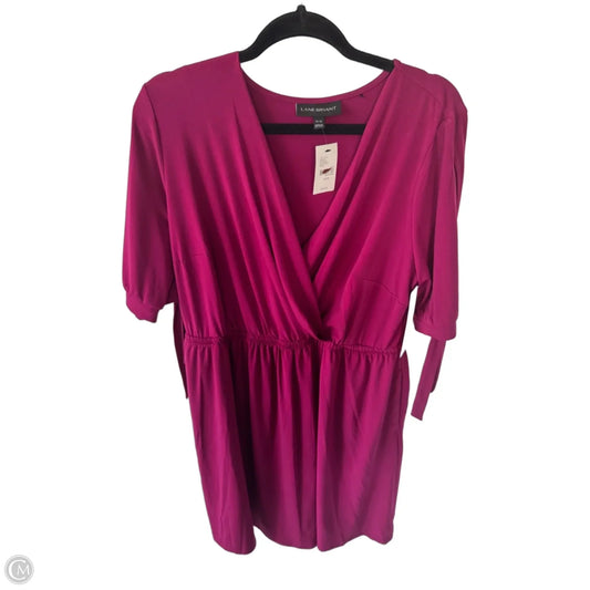 Dress Work By Lane Bryant In Pink, Size: L
