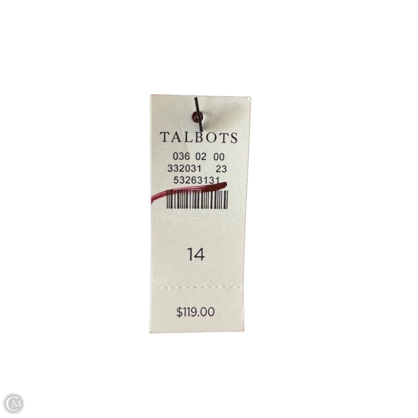 Dress Work By Talbots In Red, Size: L