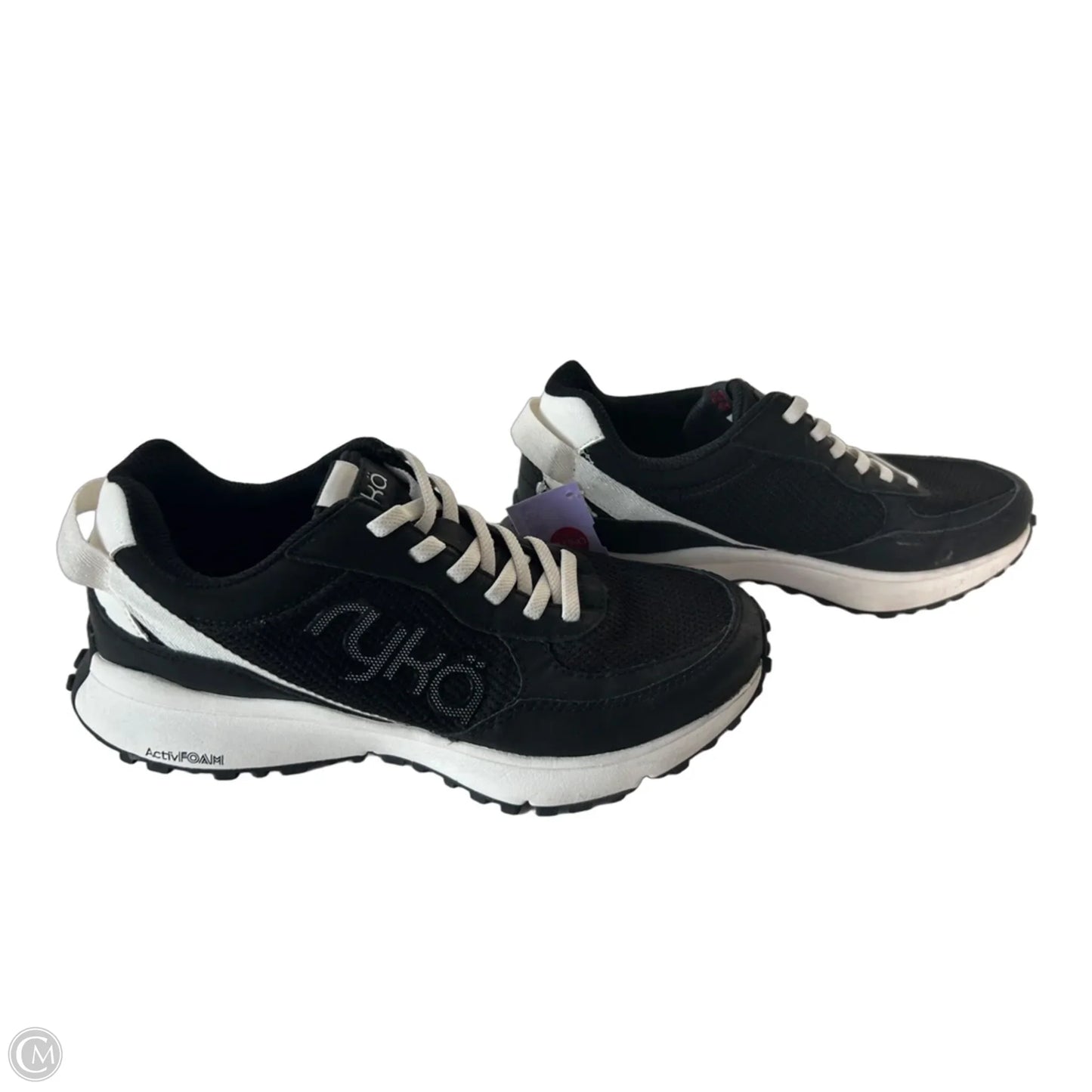 Shoes Athletic By Ryka In Black & White, Size: 8.5