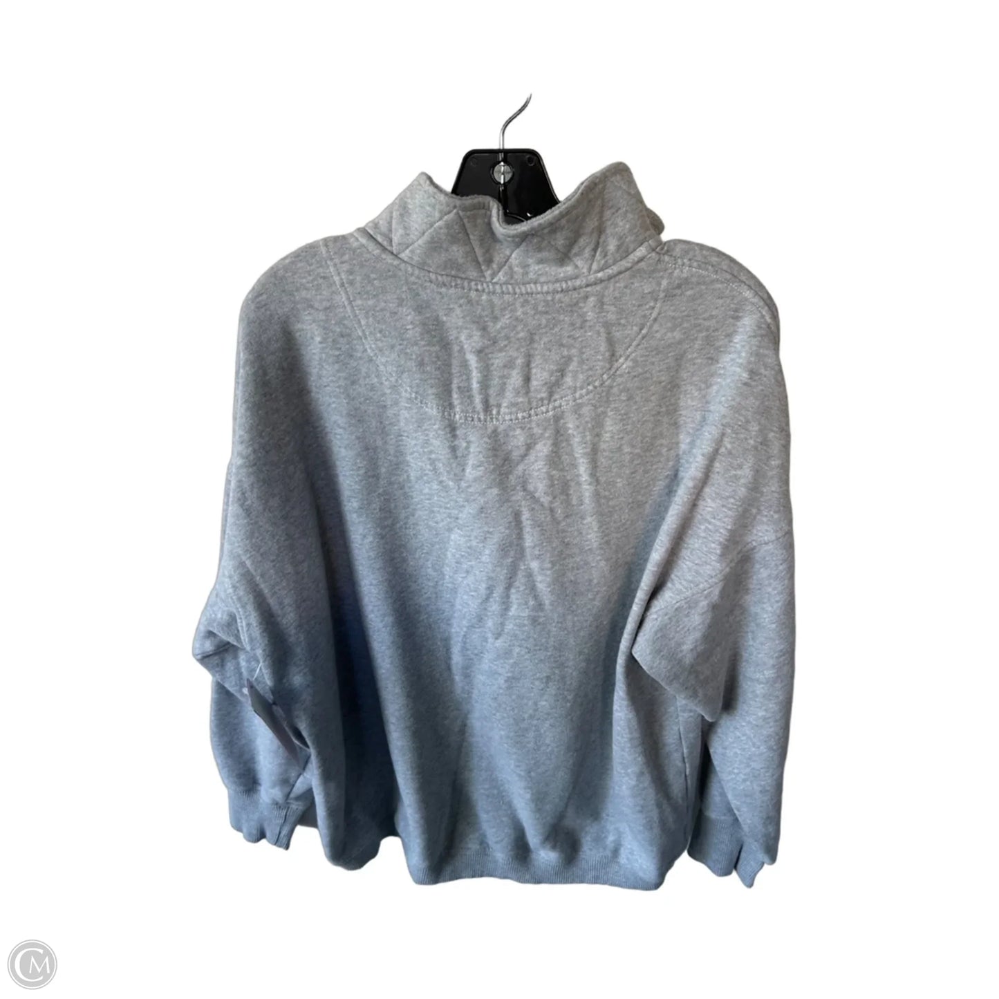 Sweatshirt Collar By Aerie In Grey, Size: S