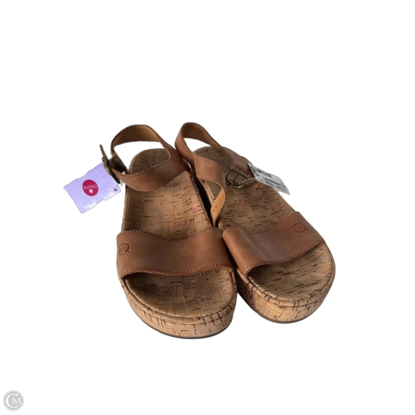Sandals Flats By Born In Tan, Size: 8