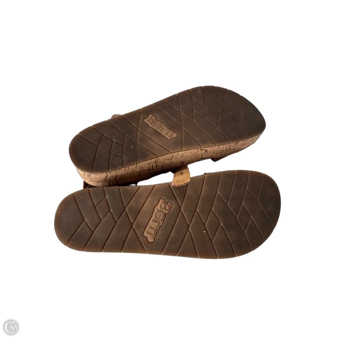 Sandals Flats By Born In Tan, Size: 8