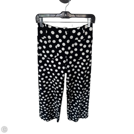Pants Wide Leg By Maeve In Black & White, Size: 2