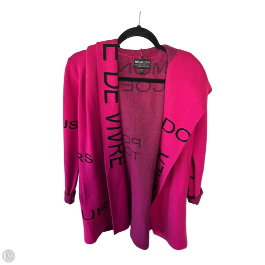Sweater Cardigan By Frank Lyman In Pink, Size: S