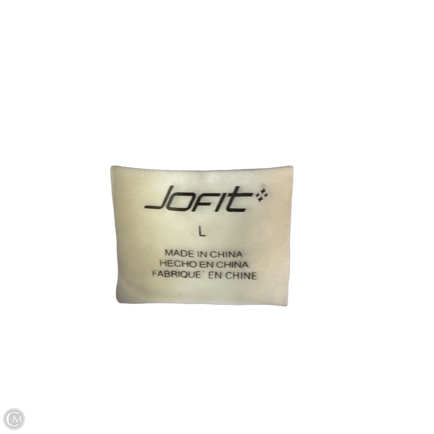 Athletic Tank Top By Jofit In Blue & Yellow, Size: L