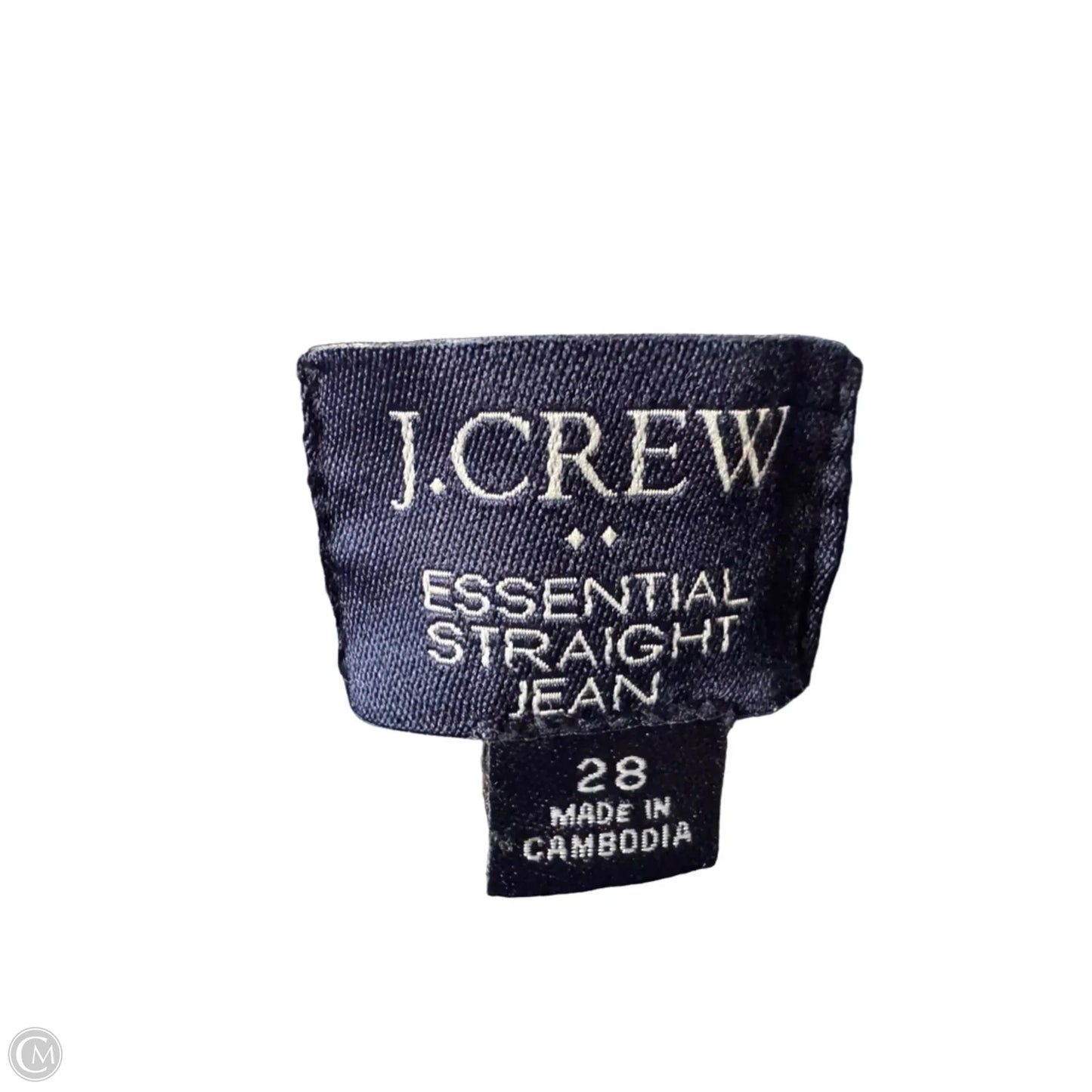 Jeans Straight By J. Crew In Blue Denim, Size: 6