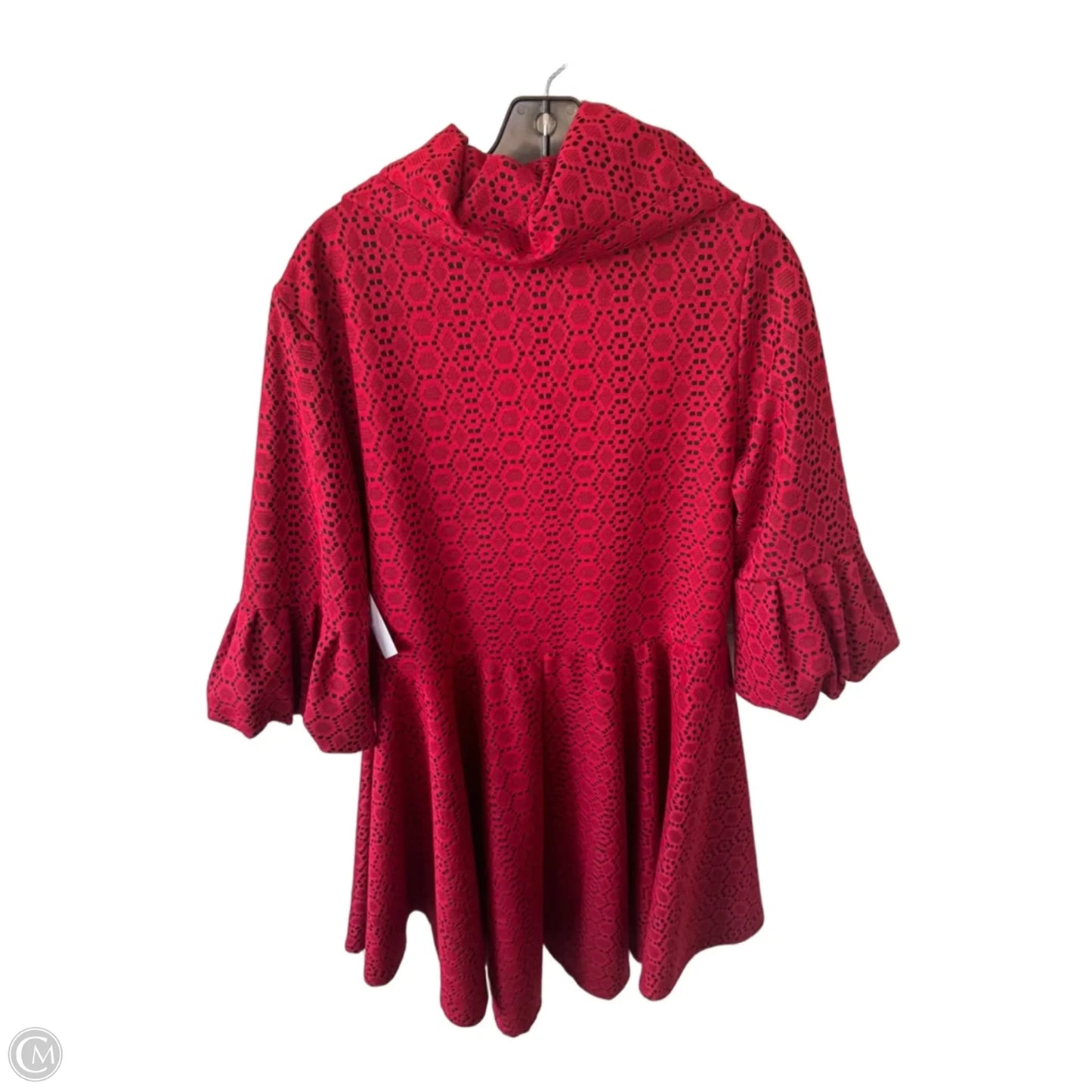 Coat Other By Clothes Mentor In Black & Red, Size: L