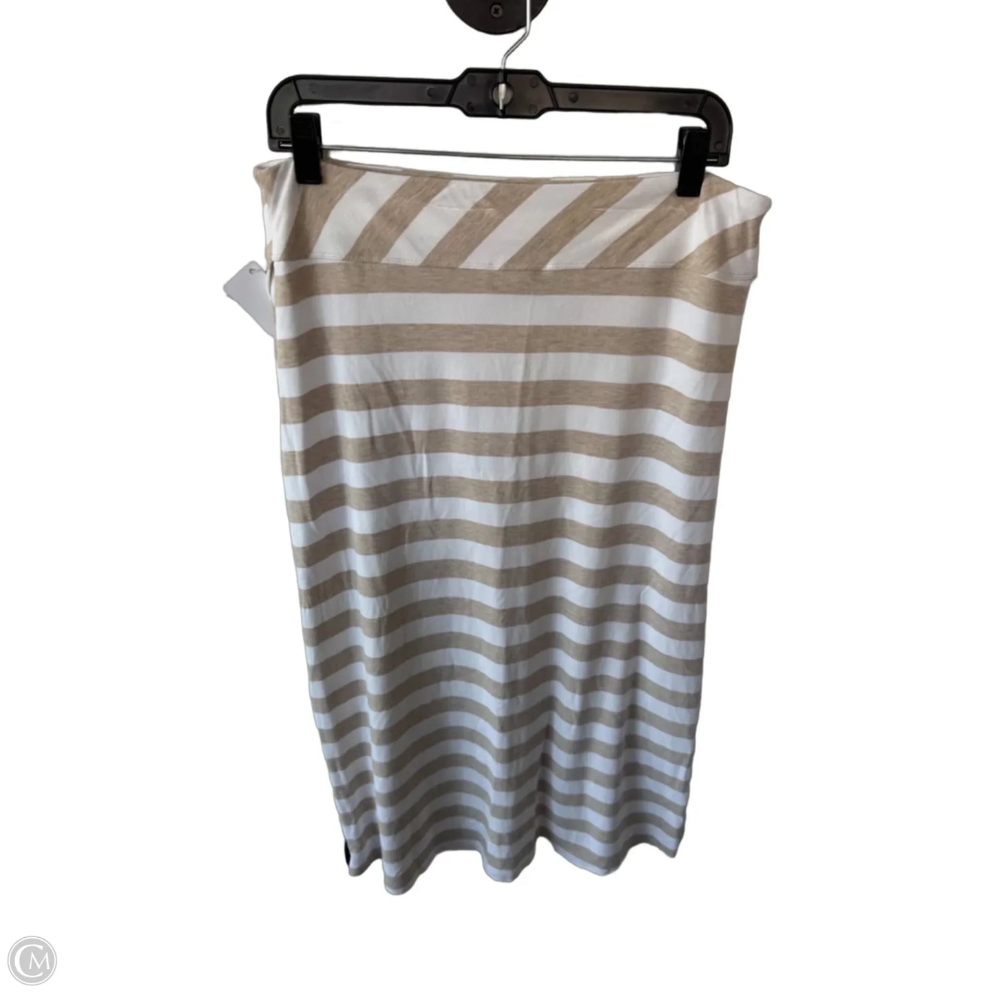 Skirt Midi By Athleta In Tan & White, Size: 8