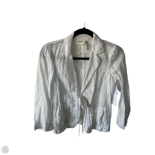 Blazer By Dkny In Cream, Size: Xs