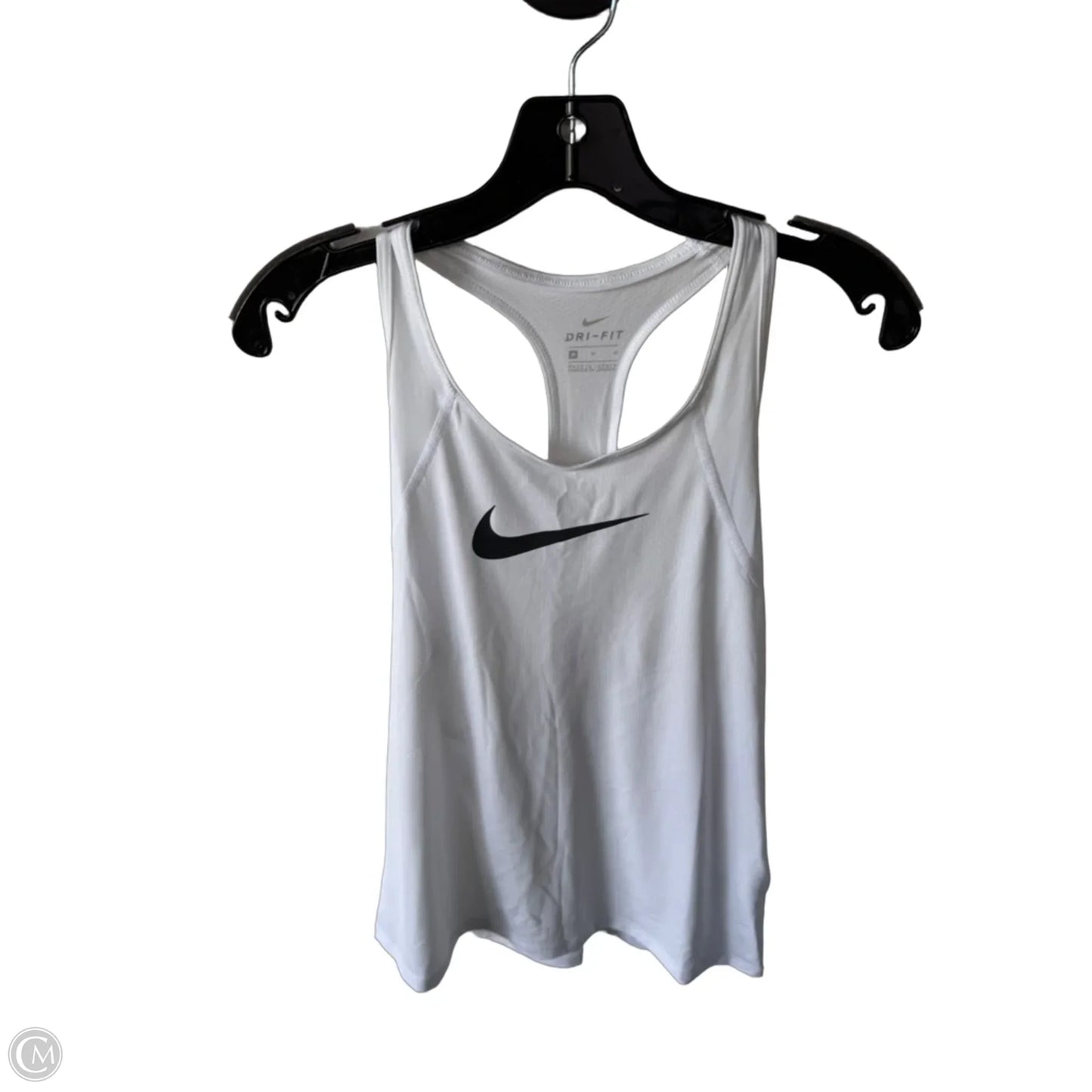 Athletic Tank Top By Nike In White, Size: M