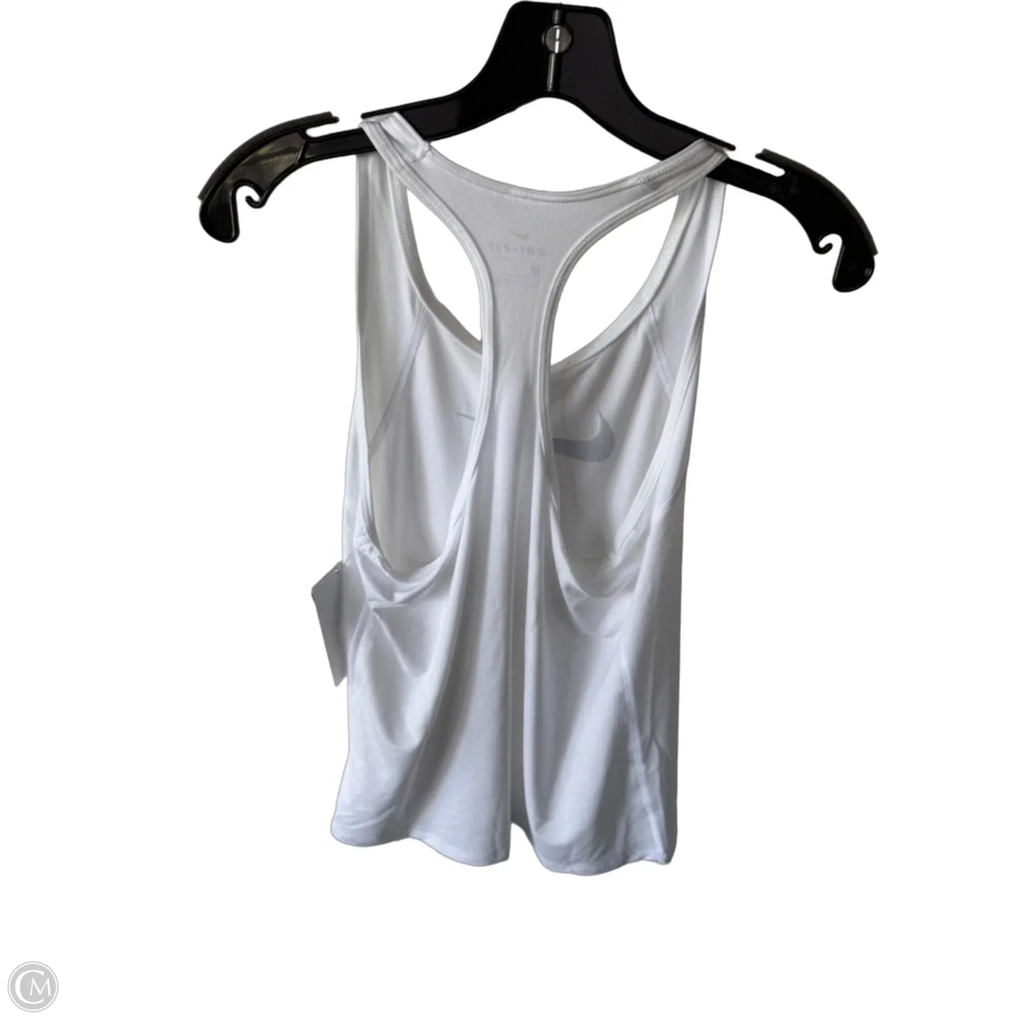 Athletic Tank Top By Nike In White, Size: M