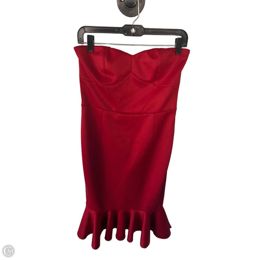 Dress Party Short By Express In Red, Size: M