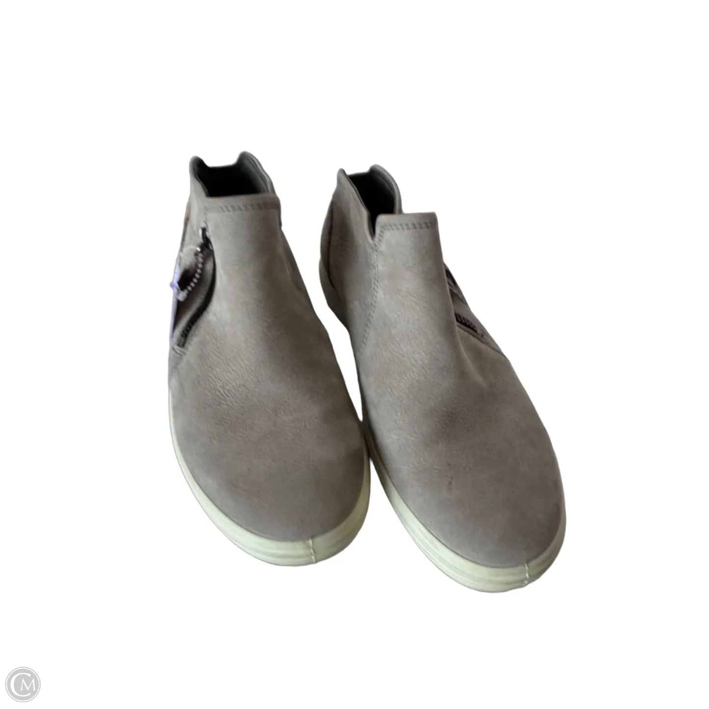 Shoes Flats By Ecco In Grey, Size: 6