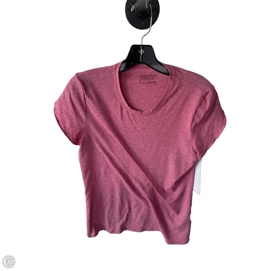 Athletic Top Short Sleeve By Patagonia In Pink, Size: S