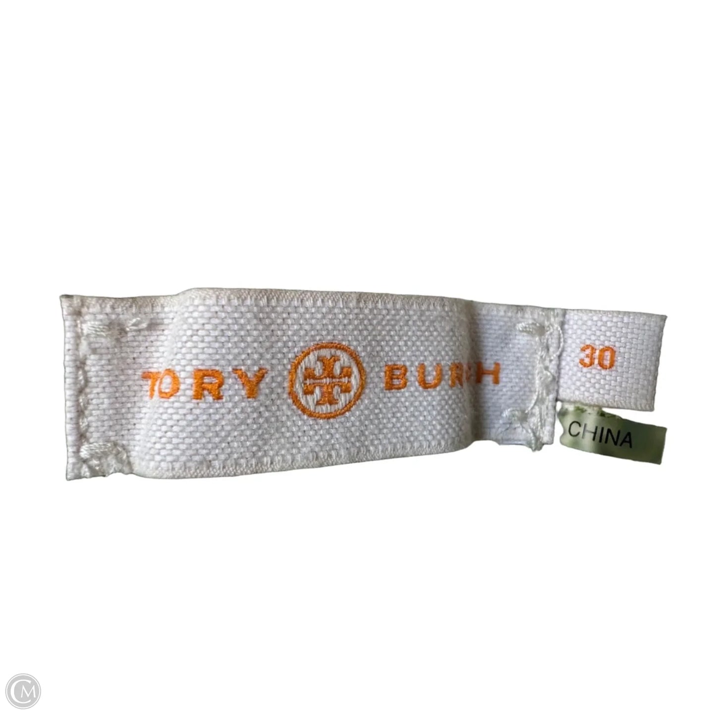 Pants Designer By Tory Burch In Cream & Green, Size: 10