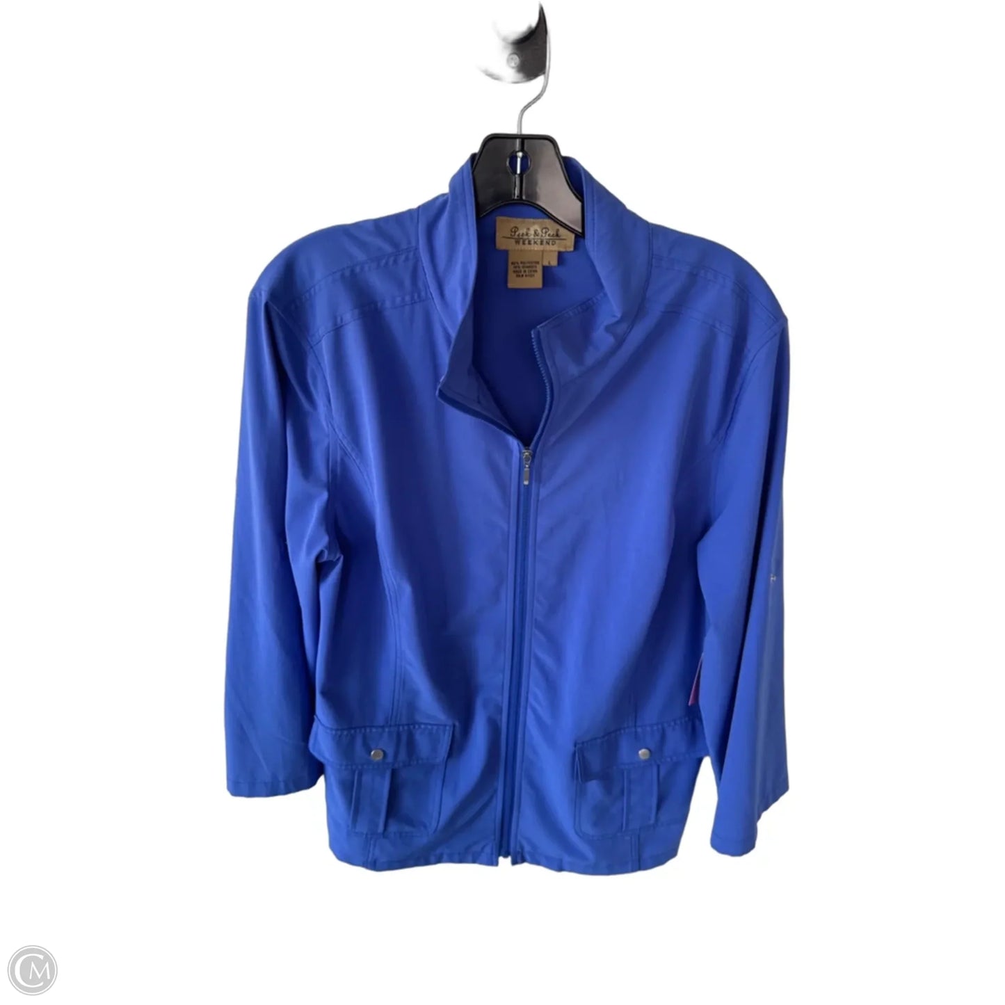 Jacket Other By Peck And Peck In Blue, Size: L