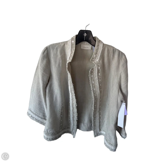 Blazer By Chicos In Tan, Size: S