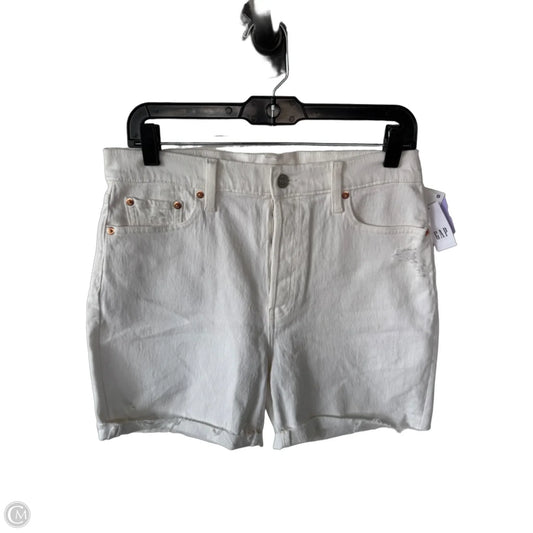 Shorts By Gap In White Denim, Size: 8l