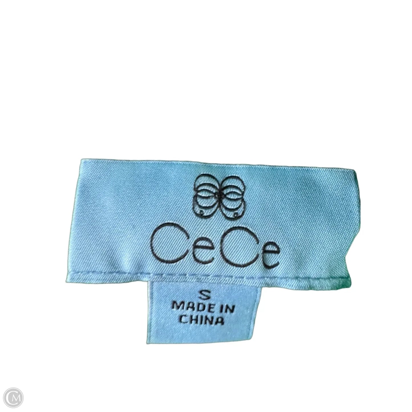 Top Short Sleeve By Cece In Green, Size: S