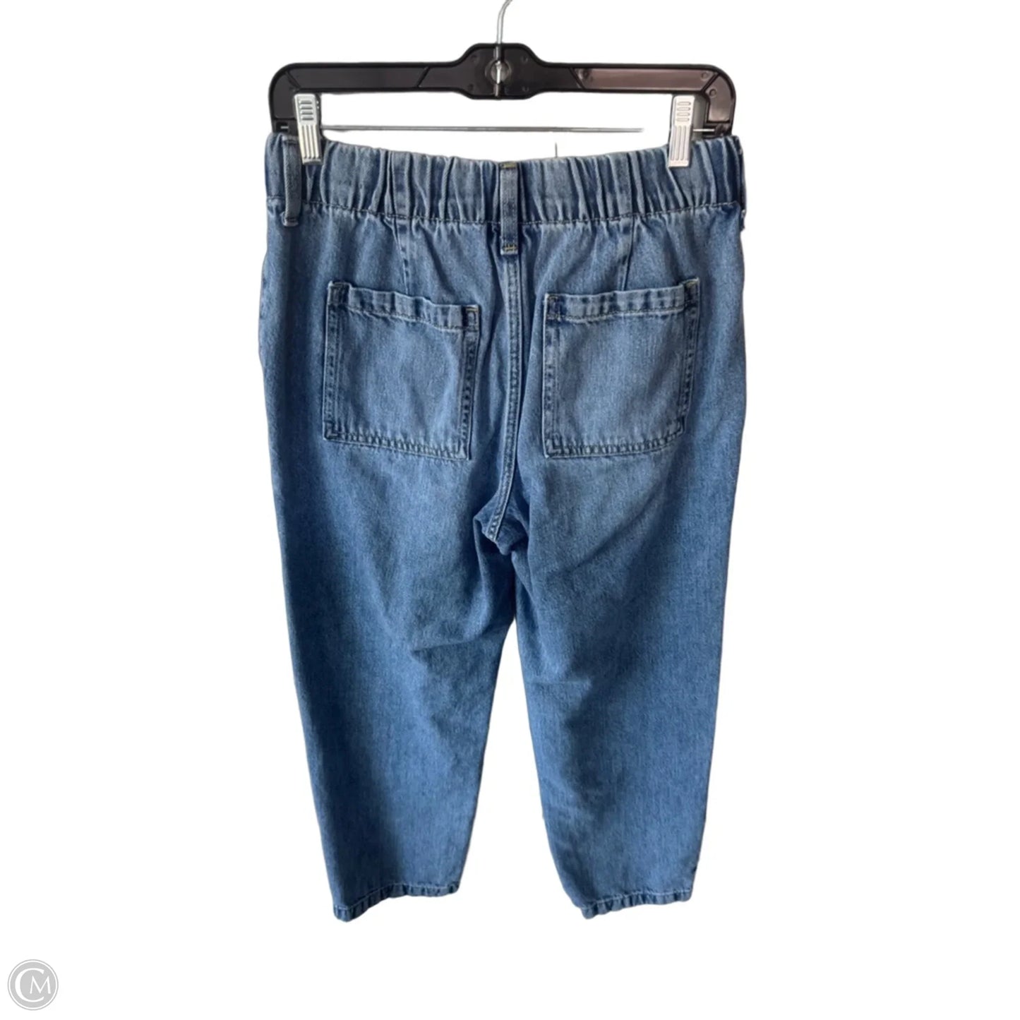 Jeans Wide Leg By Gap In Blue Denim, Size: 4