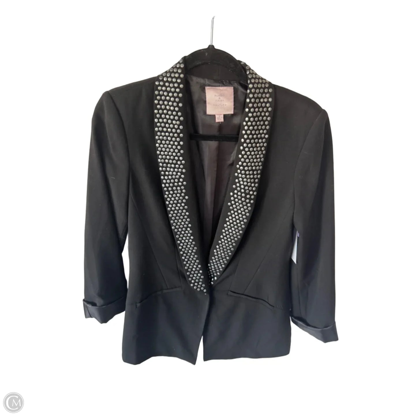 Blazer By Romeo And Juliet In Black & Silver, Size: M