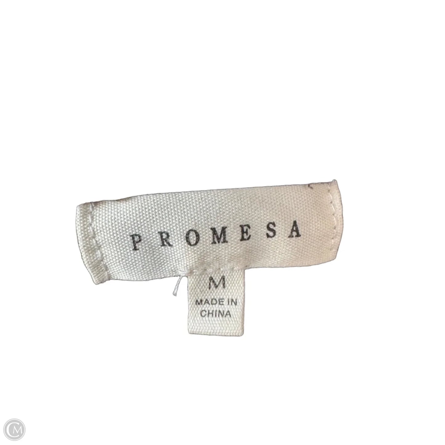 Sweater Short Sleeve By Promesa In Brown, Size: M