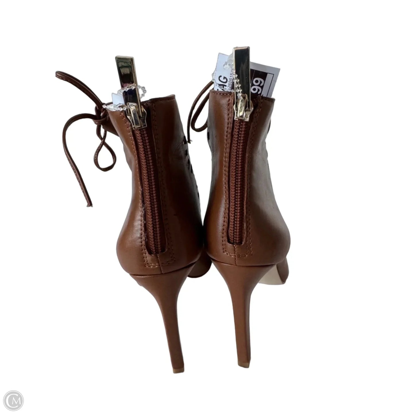Sandals Heels Stiletto By Bcbgeneration In Brown, Size: 5.5