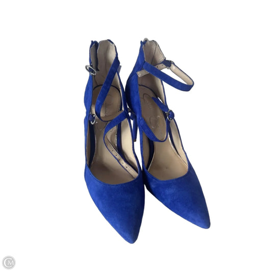 Shoes Heels Stiletto By Jessica Simpson In Blue, Size: 5.5