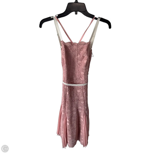 Dress Party Midi By Gianni Bini In Pink & White, Size: S